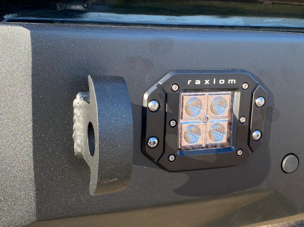 Raxiom 3-Inch Flush Mount 4-LED Off Road Light; Flood Beam (Universal; Some Adaptation May Be Required)