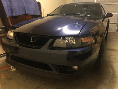 Raxiom Axial Series OEM Style Replacement Headlights; Black Housing; Clear Lens (99-04 Mustang)