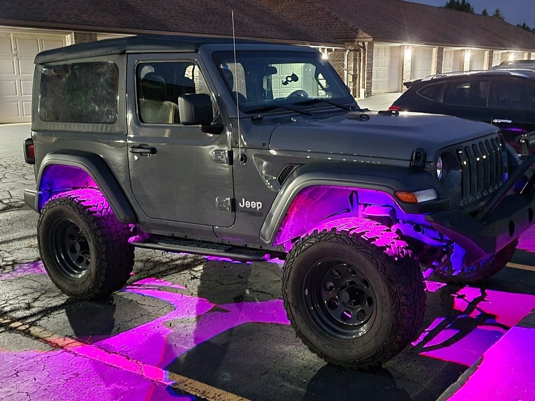 Raxiom Axial Series Multi-Color Underbody Rock Light Kit with Bluetooth Remote (Universal; Some Adaptation May Be Required)