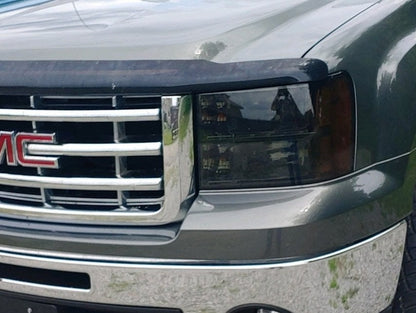 Raxiom Axial Series OEM Style Replacement Headlights; Chrome Housing; Smoked Lens (07-13 Sierra 1500)