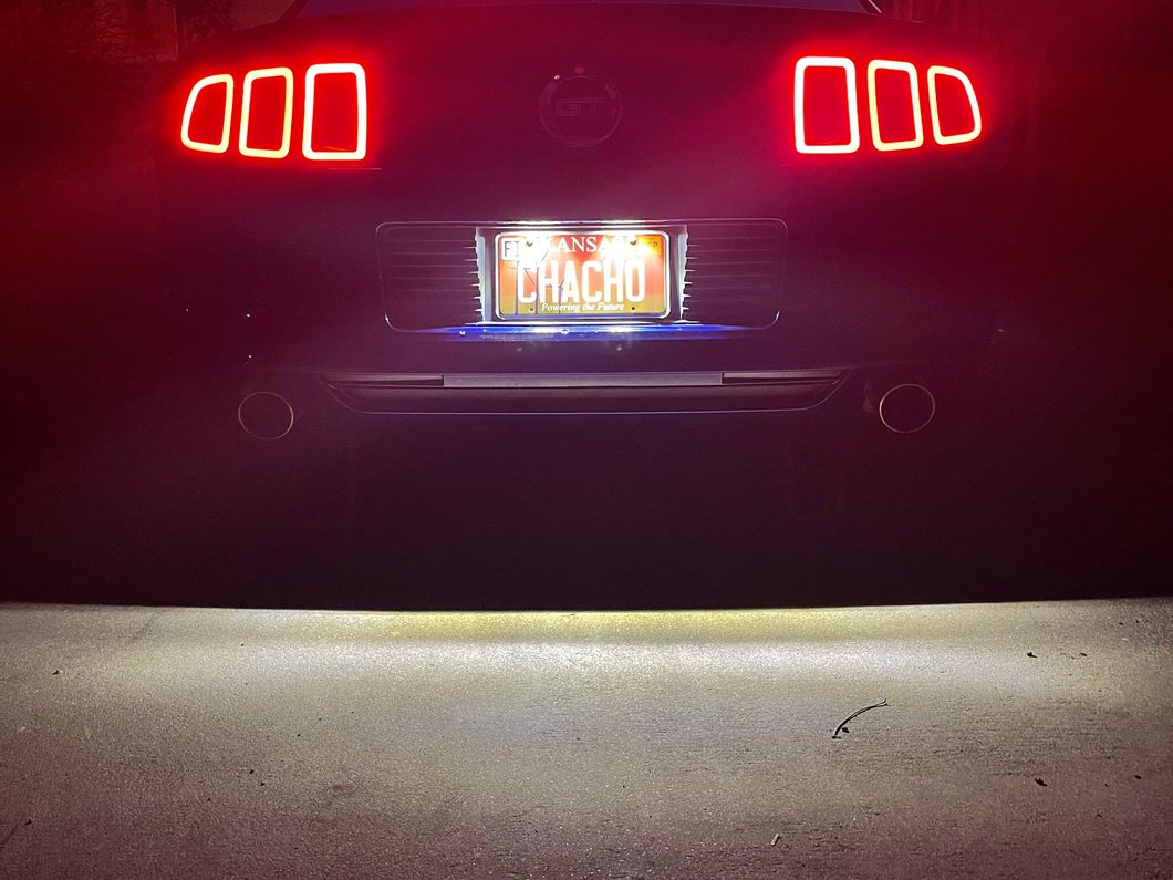 Raxiom Axial Series LED License Plate Lamps (10-14 Mustang)