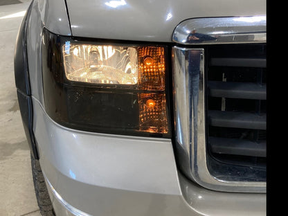 Raxiom Axial Series OEM Style Replacement Headlights; Chrome Housing; Smoked Lens (07-14 Sierra 2500 HD)
