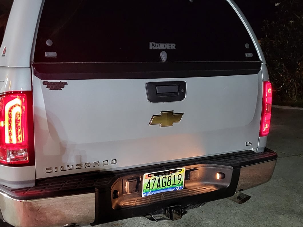 Raxiom G2 LED Tail Lights; Chrome Housing; Red/Clear Lens (07-13 Silverado 1500)