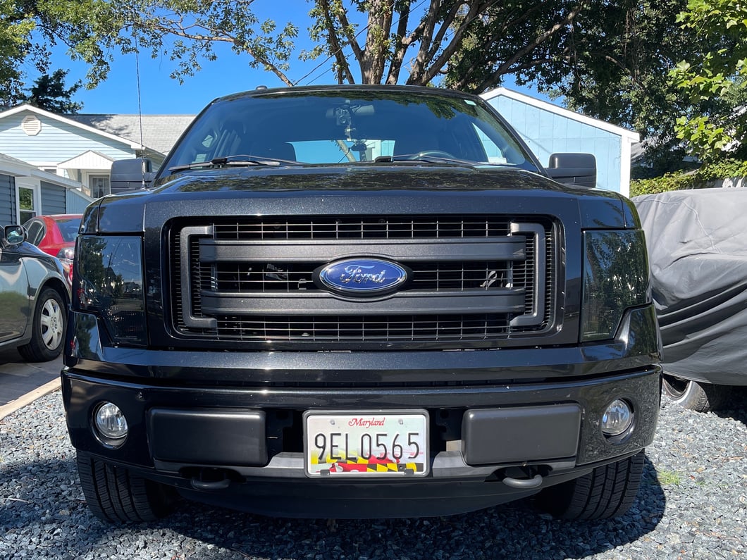 Raxiom Axial Series OEM Style Replacement Headlights; Chrome Housing; Smoked Lens (09-14 F-150 w/ Factory Halogen Headlights)
