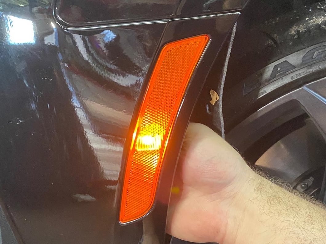 Raxiom Axial Series LED Front and Rear Side Markers; Smoked (16-24 Camaro)