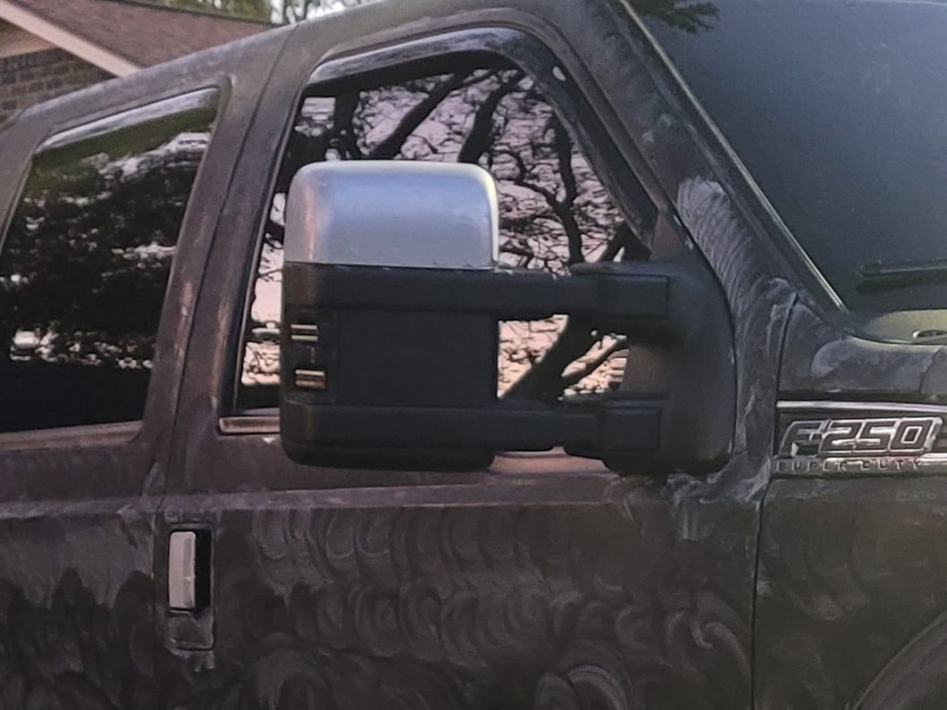 Raxiom Axial Series LED Switchback Side Mirror Marker Lamps; Smoked (11-16 F-250 Super Duty)