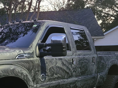 Raxiom Axial Series LED Switchback Side Mirror Marker Lamps; Smoked (11-16 F-250 Super Duty)