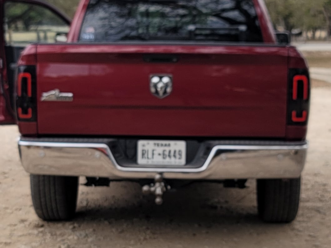 Raxiom Axial Series LED Tail Lights; Black Housing; Smoked Lens (09-18 RAM 1500 w/ Factory Halogen Tail Lights)
