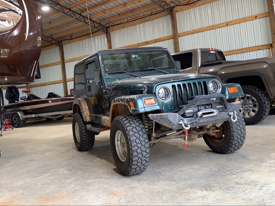 Raxiom Axial Series 13-LED Headlights; Black Housing; Clear Lens (97-18 Jeep Wrangler TJ & JK)