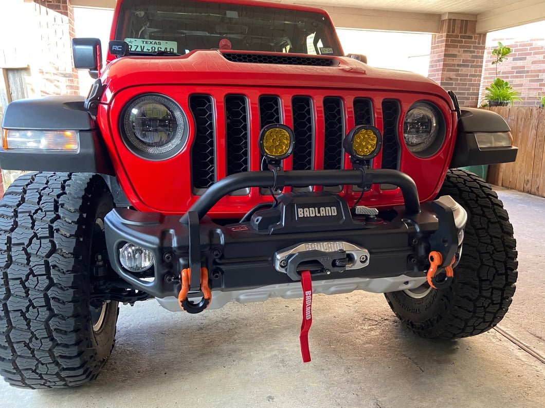 Raxiom Axial Series LED Headlights; Black Housing; Clear Lens (20-25 Jeep Gladiator JT)