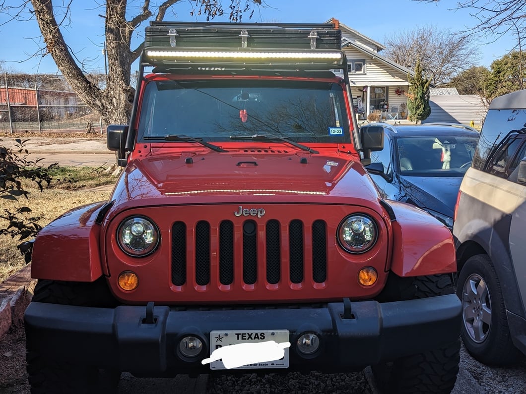 Raxiom 7-Inch LED Headlights; Chrome Housing; Clear Lens (07-18 Jeep Wrangler JK)