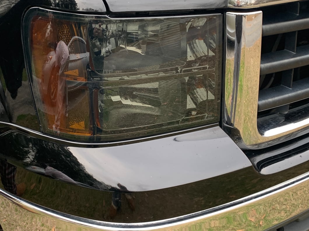 Raxiom Axial Series OEM Style Replacement Headlights; Chrome Housing; Smoked Lens (07-13 Sierra 1500)