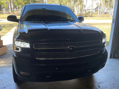 Raxiom LED Headlights; Black Housing; Clear Lens (07-13 Silverado 1500)