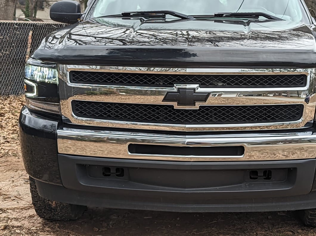 Raxiom LED Headlights; Black Housing; Clear Lens (07-13 Silverado 1500)