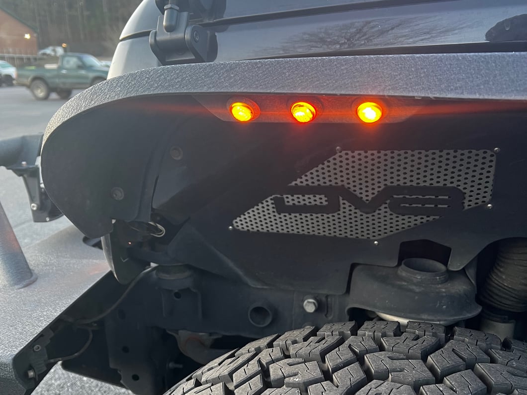 Raxiom Axial Series 3/4-Inch LED Marker Light; Amber Lens