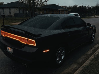 Raxiom Axial Series LED Rear Side Marker Lights; Smoked (11-14 Charger)