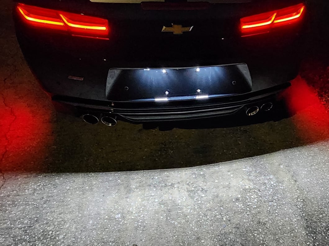 Raxiom Axial Series LED License Plate Lamps (14-17 Camaro)