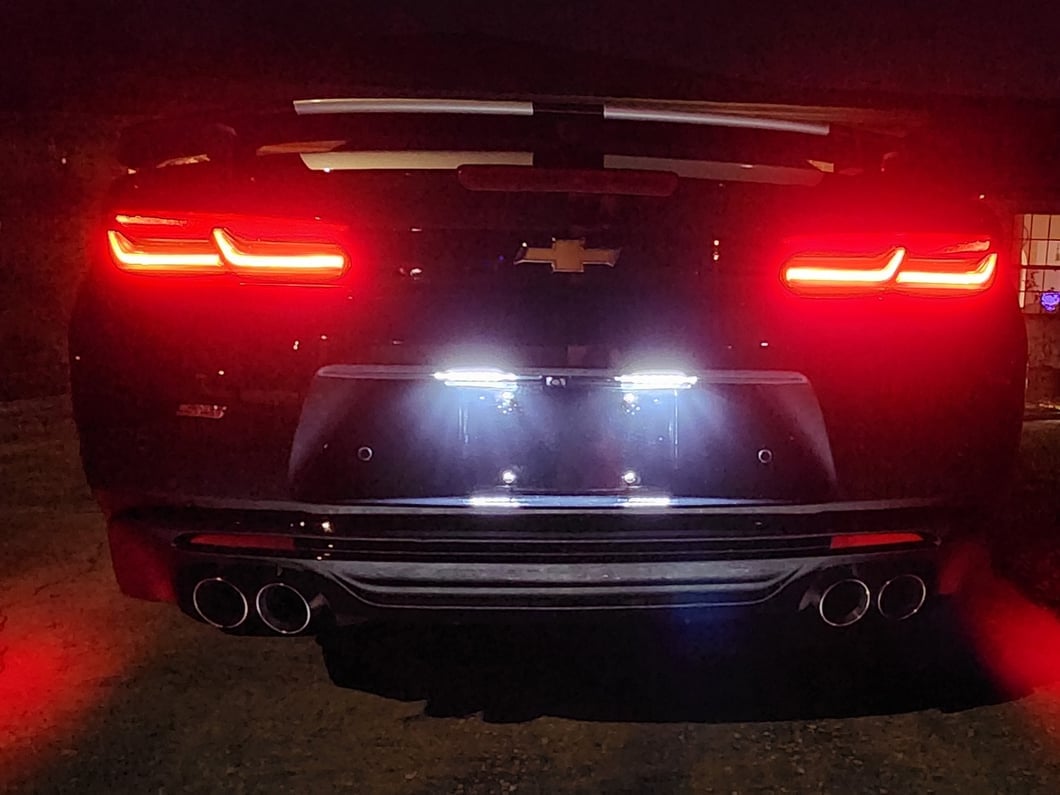 Raxiom Axial Series LED License Plate Lamps (14-17 Camaro)
