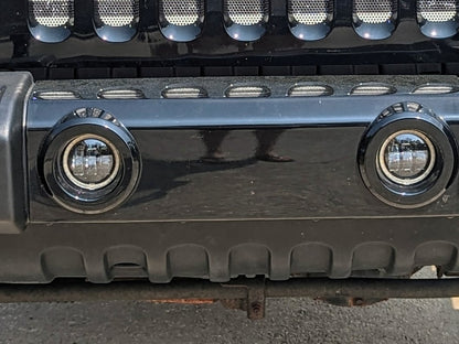 Raxiom Axial Series 4-Inch LED Devil Eyes Fog Lights with Halo (07-18 Jeep Wrangler JK)