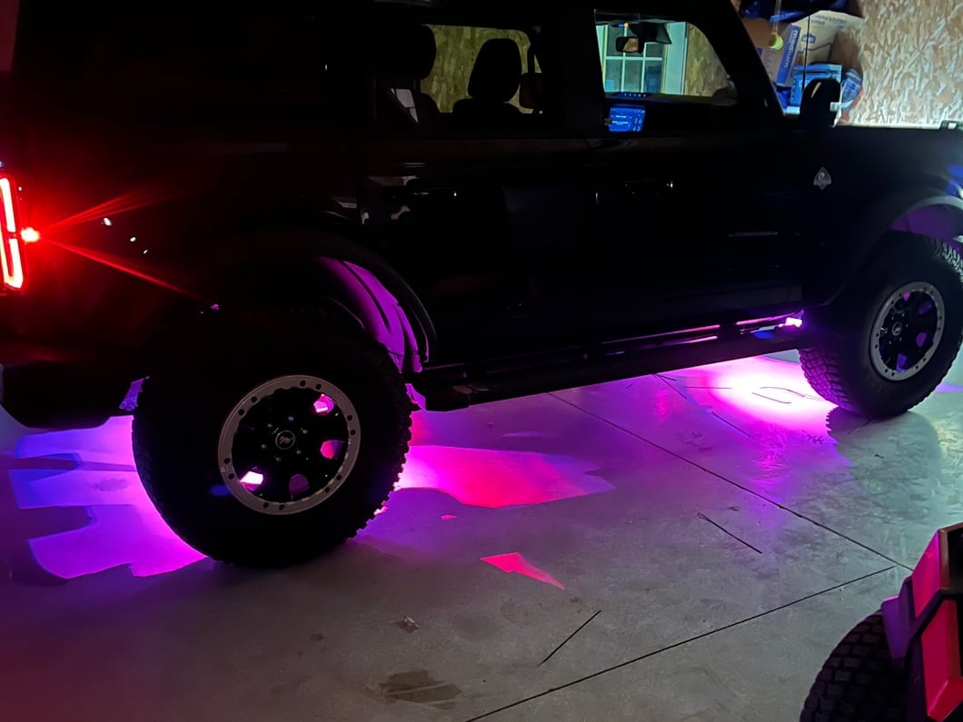 Raxiom Axial Series Multi-Color Underbody Rock Light Kit with Bluetooth Remote (Universal; Some Adaptation May Be Required)