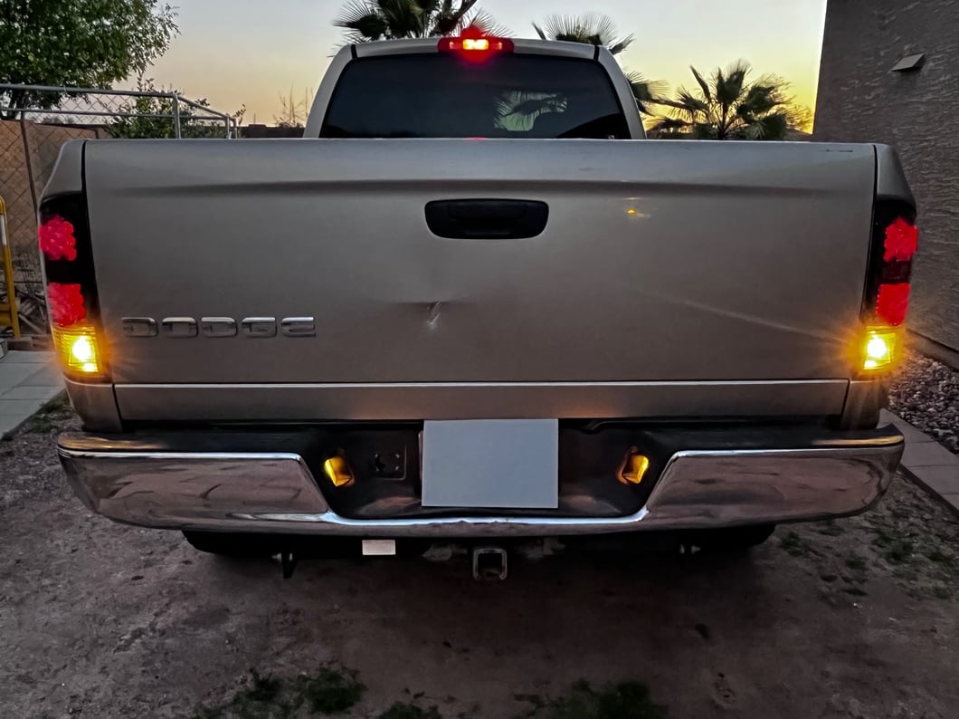 Raxiom LED Tail Lights; Black Housing; Clear Lens (02-05 RAM 1500)
