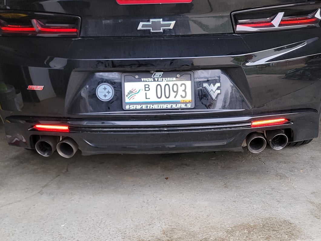 Raxiom Axial Series LED Rear Diffuser Marker Lights; Red (16-18 Camaro)