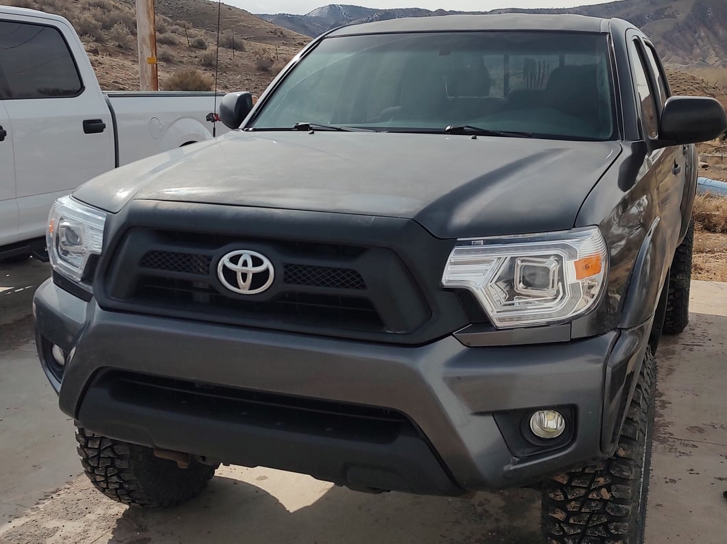 Raxiom Axial Series Switchback Projector Headlights; Chrome Housing; Clear Lens (12-15 Tacoma)
