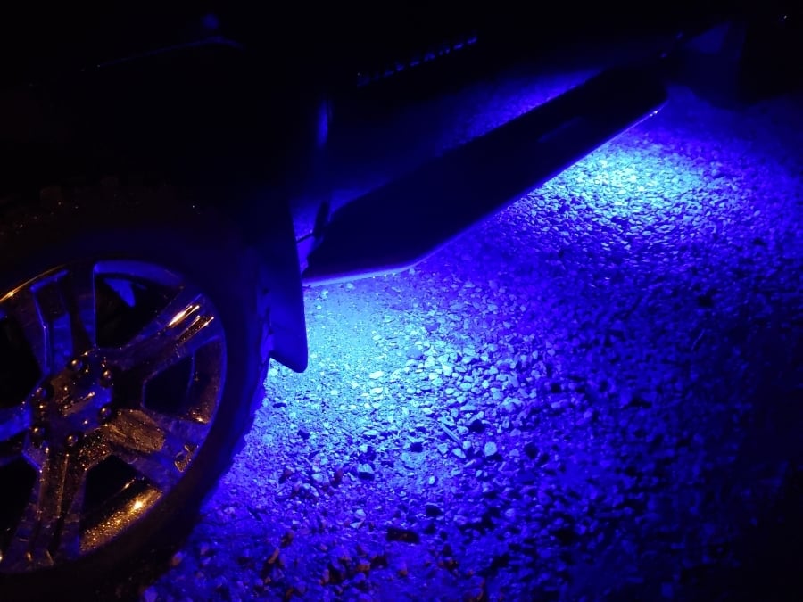 Raxiom Axial Series Multi-Color Underbody Rock Light Kit with Bluetooth Remote (Universal; Some Adaptation May Be Required)