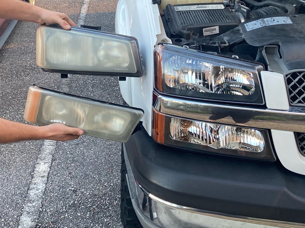 Raxiom Axial Series OEM Style Replacement Headlights; Chrome Housing; Clear Lens (03-06 Silverado 1500)