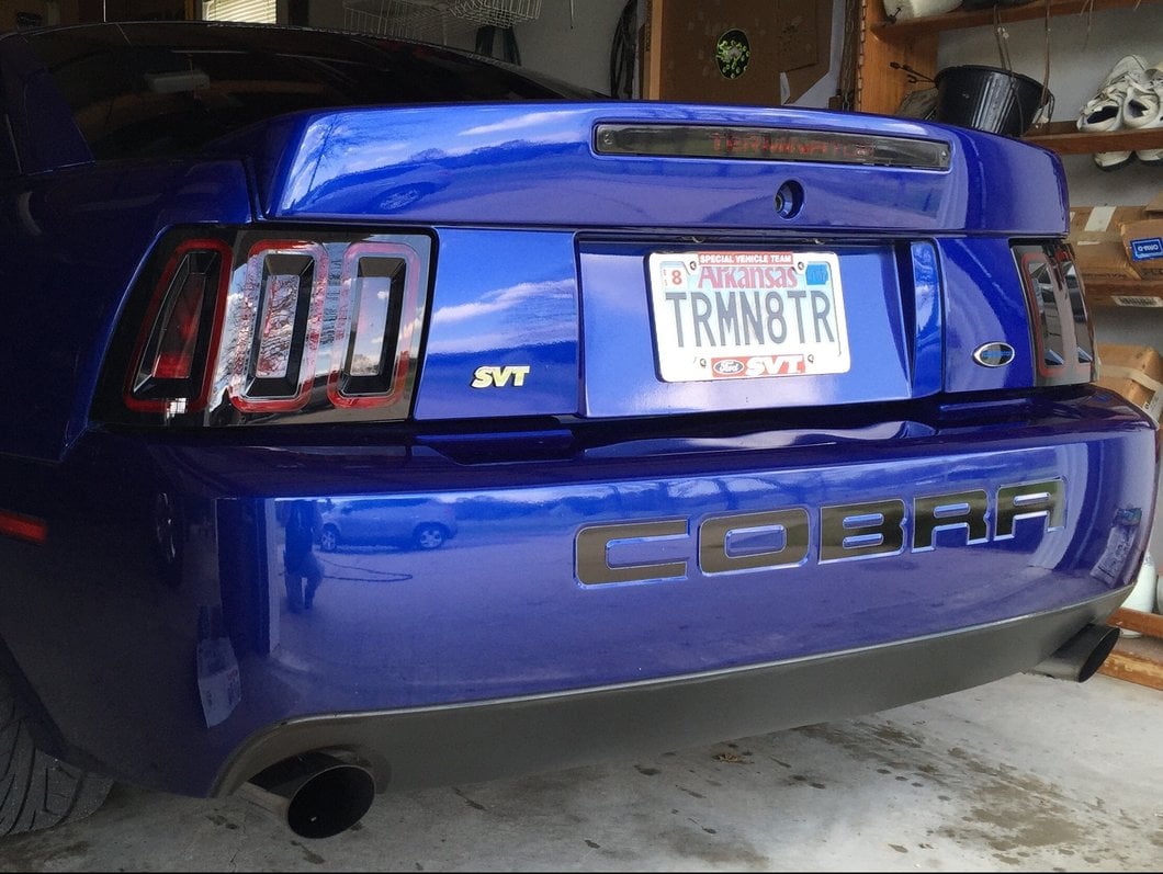 Raxiom Icon LED Tail Lights; Black Housing; Smoked Lens (99-04 Mustang, Excluding 99-01 Cobra)