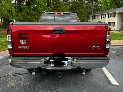 Raxiom LED Tail Lights; Black Housing; Red/Clear Lens (97-03 F-150 Styleside)