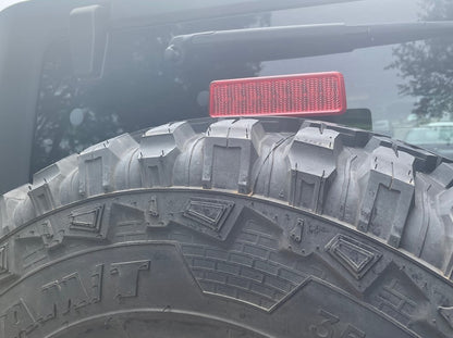 Raxiom Axial Series Hyper Flash LED Third Brake Light; Red (07-18 Jeep Wrangler JK)