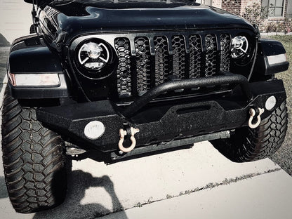Raxiom LED Projector Headlights; Black Housing; Clear Lens (20-25 Jeep Gladiator JT)