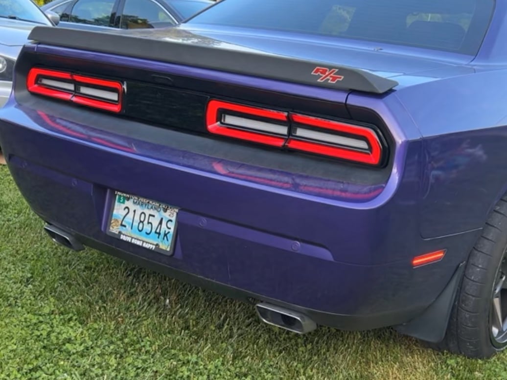Raxiom LED Tail Lights; Black Housing; Red Lens (08-14 Challenger)
