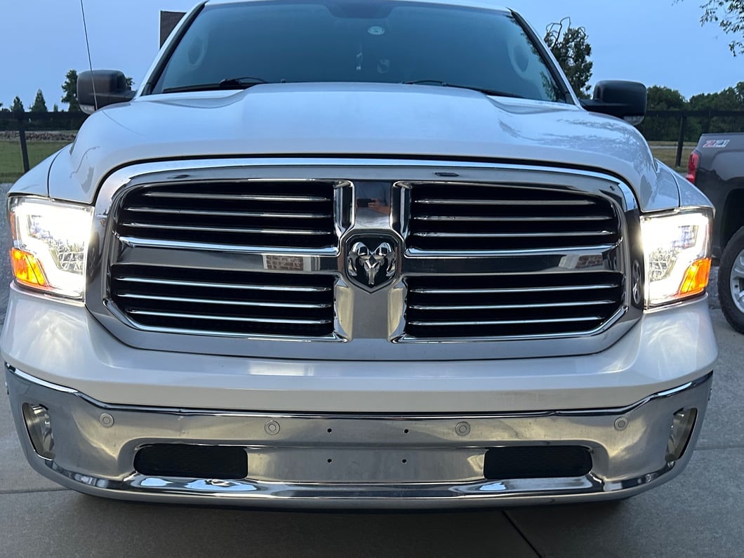 Raxiom Axial Series LED Headlights; Chrome Housing; Clear Lens (09-18 RAM 1500 w/ Factory Halogen Headlights)