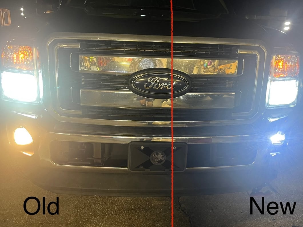 Raxiom Axial Series LED Angel Eye Fog Lights (11-16 F-250 Super Duty)