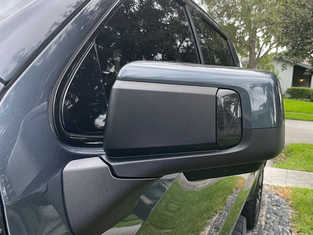 Raxiom Axial Series LED Mirror Lights; Smoked (19-25 Sierra 1500)