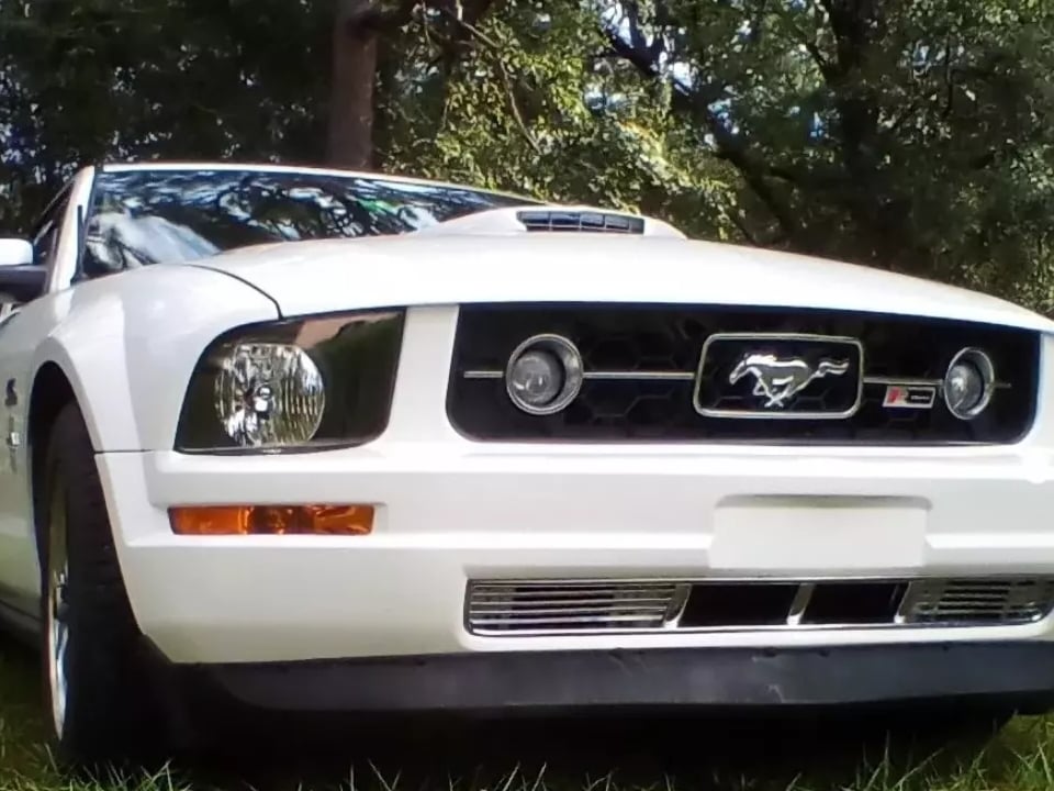 Raxiom Axial Series OEM Style Replacement Headlights; Chrome Housing; Clear Lens (05-09 Mustang w/ Factory Halogen Headlights, Excluding GT500)