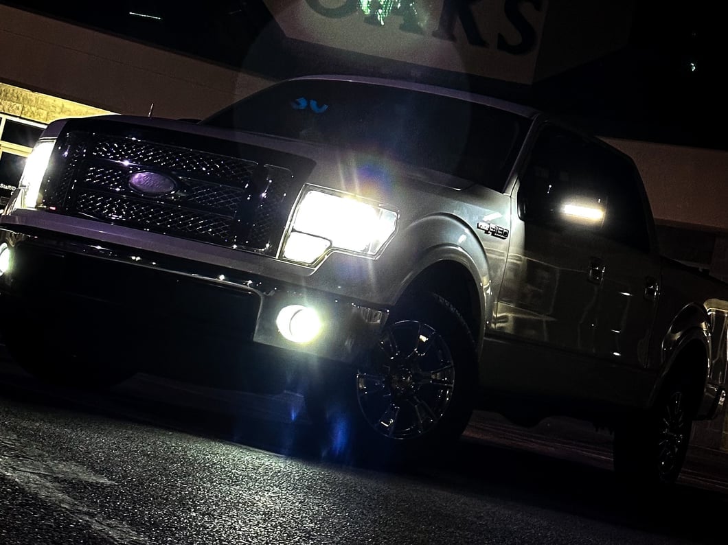 Raxiom Axial Series White LED Mirror Turn Signal; Clear (09-14 F-150)