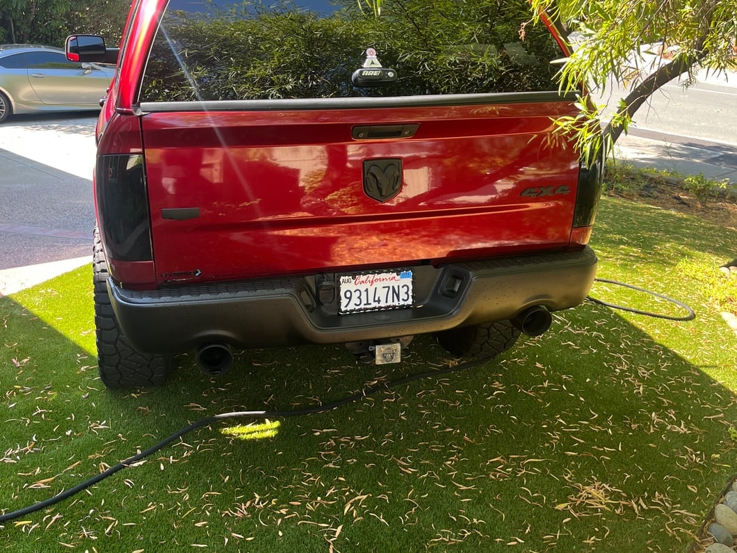 Raxiom Axial Series LED Tail Lights; Black Housing; Smoked Lens (09-18 RAM 1500 w/ Factory Halogen Tail Lights)