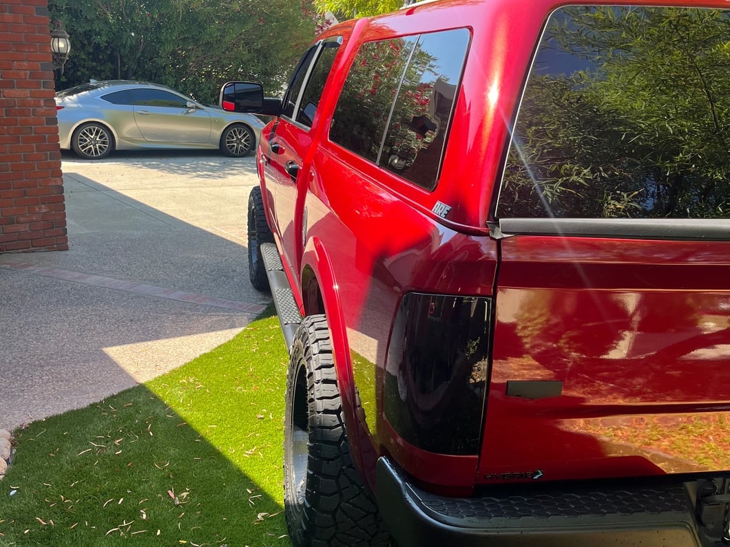 Raxiom Axial Series LED Tail Lights; Black Housing; Smoked Lens (09-18 RAM 1500 w/ Factory Halogen Tail Lights)