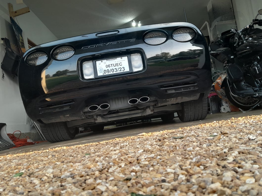 Raxiom Axial Series LED Tail Lights; Chrome Housing; Smoked Lens (97-04 Corvette C5)