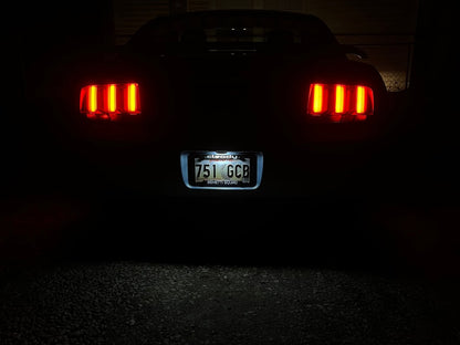 Raxiom Axial Series LED License Plate Lamps (05-09 Mustang)
