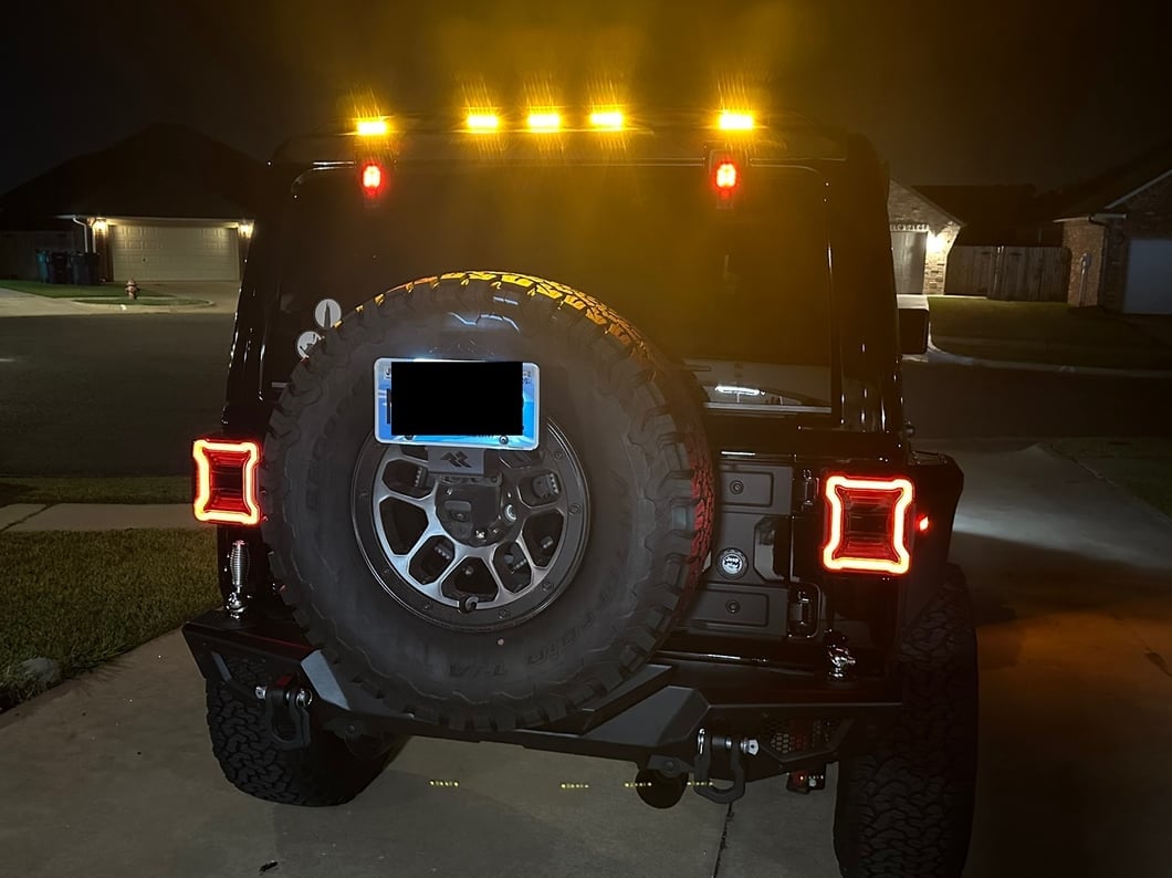 Raxiom Axial Series Rear Window Glass Hinge LED Lights (18-25 Jeep Wrangler JL)