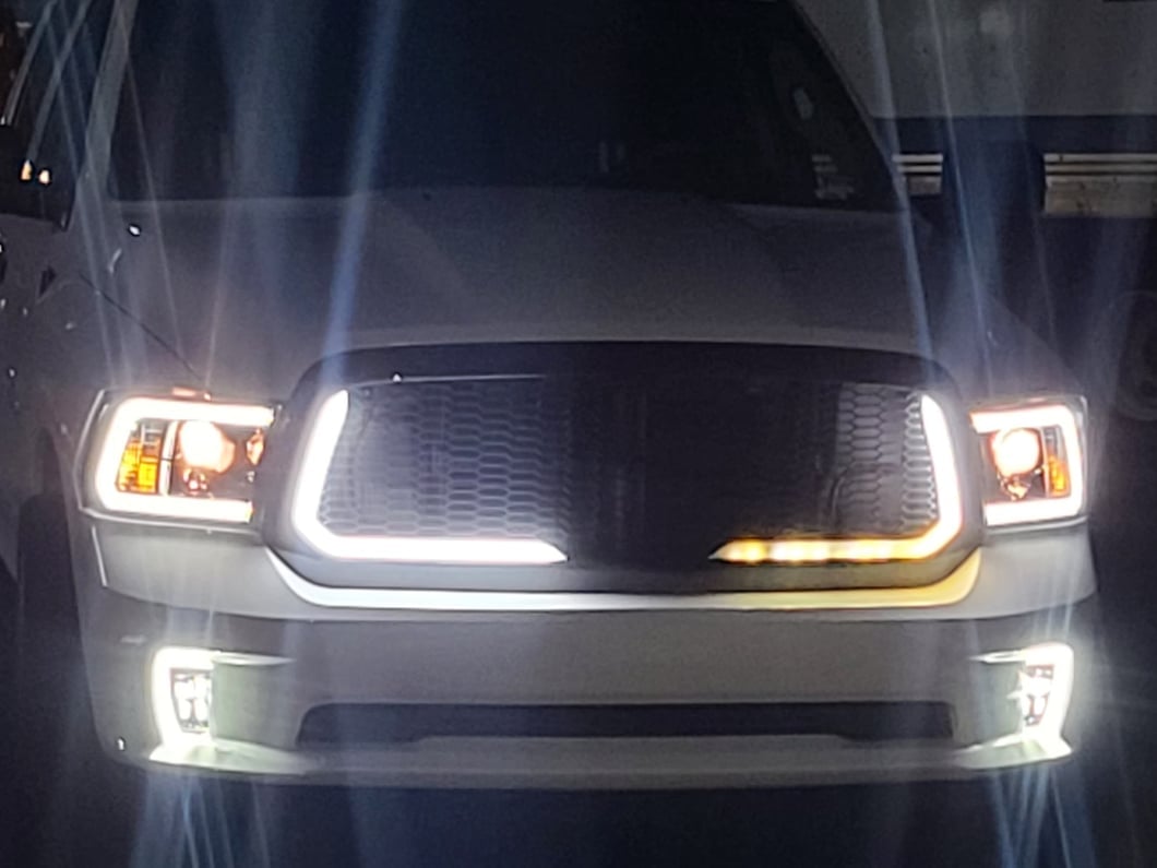 Raxiom Axial Series LED Fog Lights with LED DRL (13-18 RAM 1500, Excluding Rebel)
