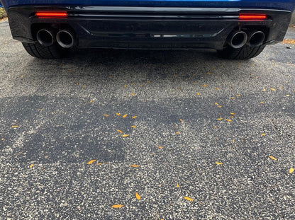 Raxiom Axial Series LED Rear Diffuser Marker Lights; Smoked (16-18 Camaro)