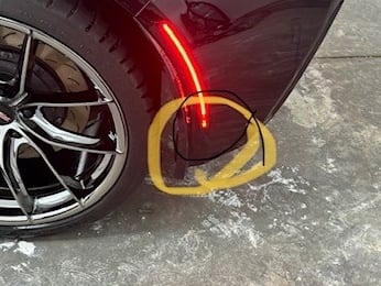 Raxiom Axial Series LED Side Markers; Smoked (14-19 Corvette C7)