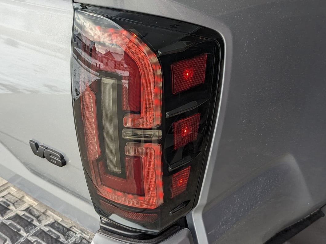 Raxiom LED Tail Lights; Black Housing; Smoked Lens (16-23 Tacoma)