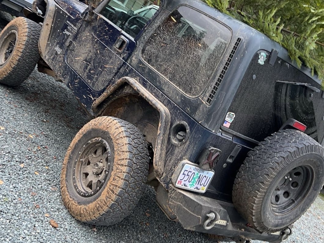 Raxiom Gladiator LED Tail Lights; Black Housing; Smoked Lens (76-06 Jeep CJ7, Wrangler YJ & TJ)