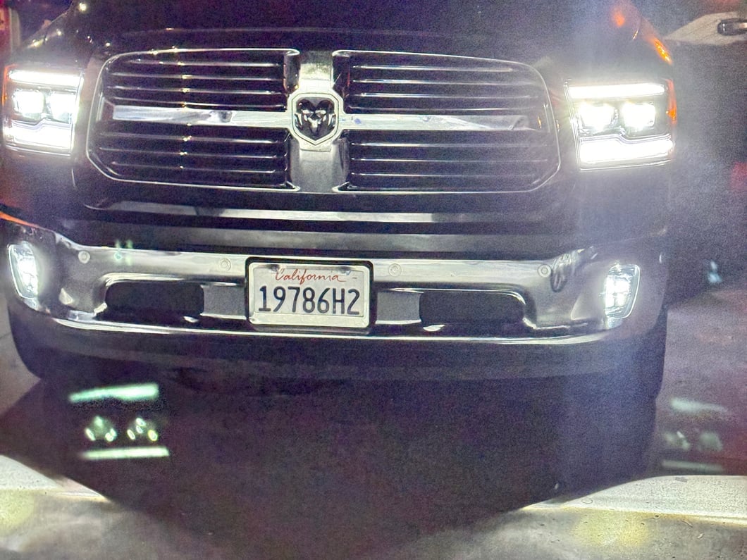 Raxiom Axial Series LED Fog Lights with LED DRL (13-18 RAM 1500, Excluding Rebel)